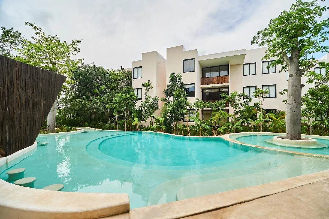 Ariel - Beach Club Access & Gym & Pool & Coworking Tulum Apartment