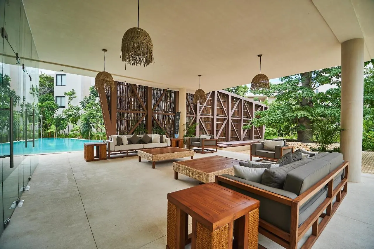 Apartment Ariel - Beach Club Access & Gym & Pool & Coworking Tulum Mexico